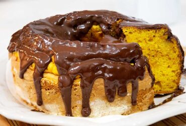 bolo de cenoura fofinho