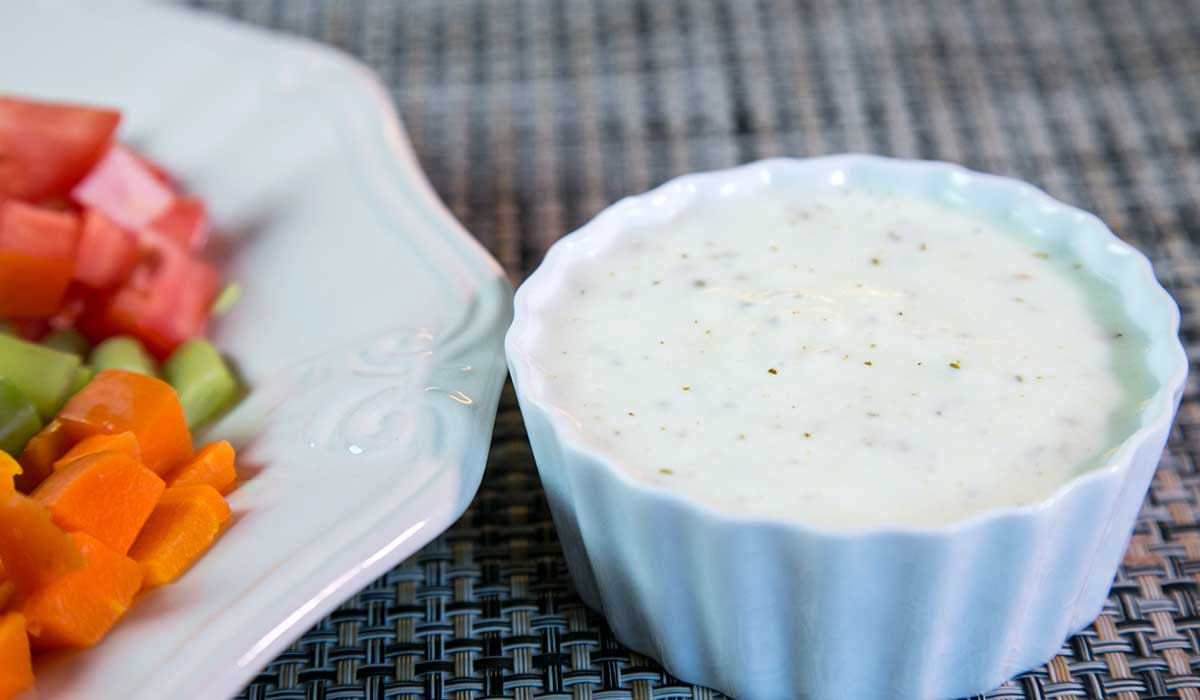 molho de iogurte