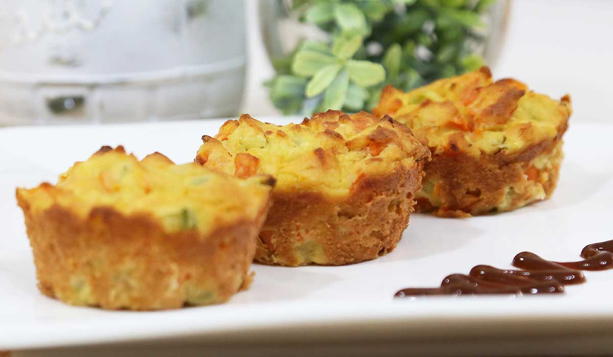 tortinhas de legumes