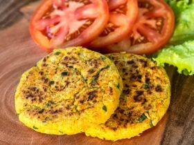 Hambúrguer de Grão-de-Bico