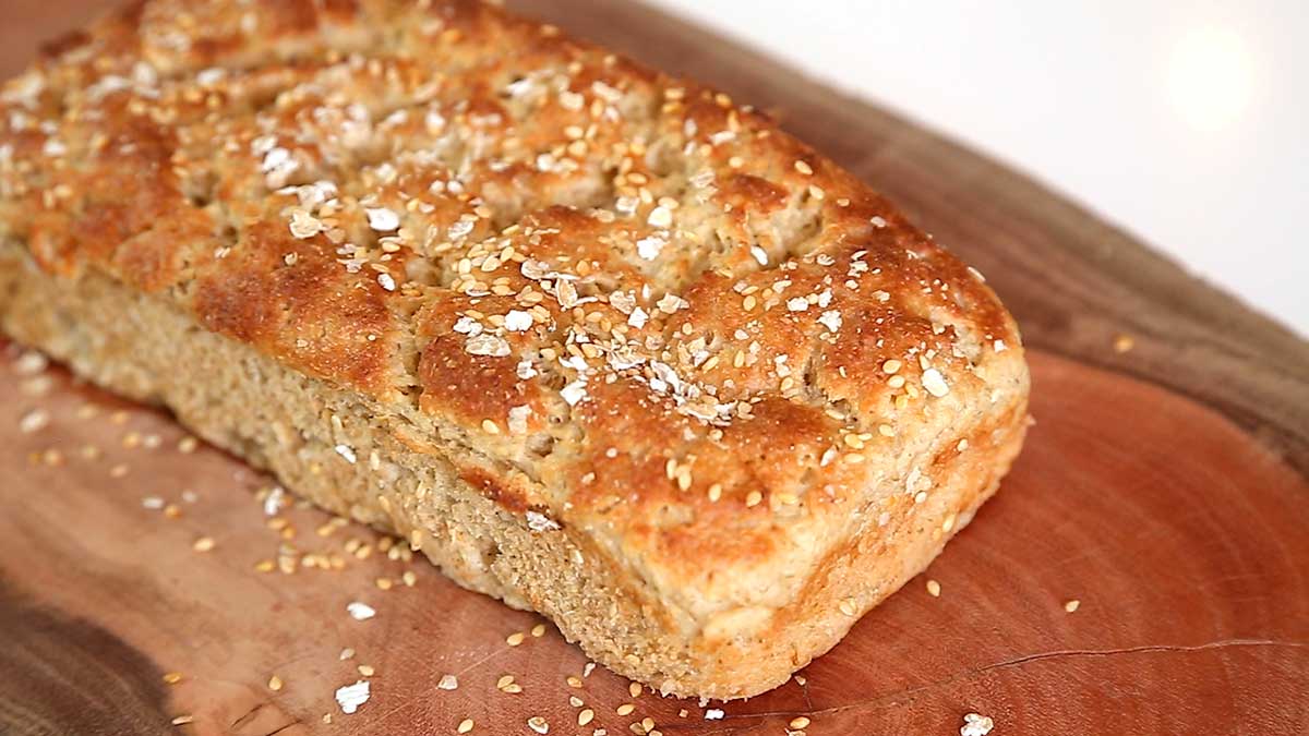 pão de aveia fofinho