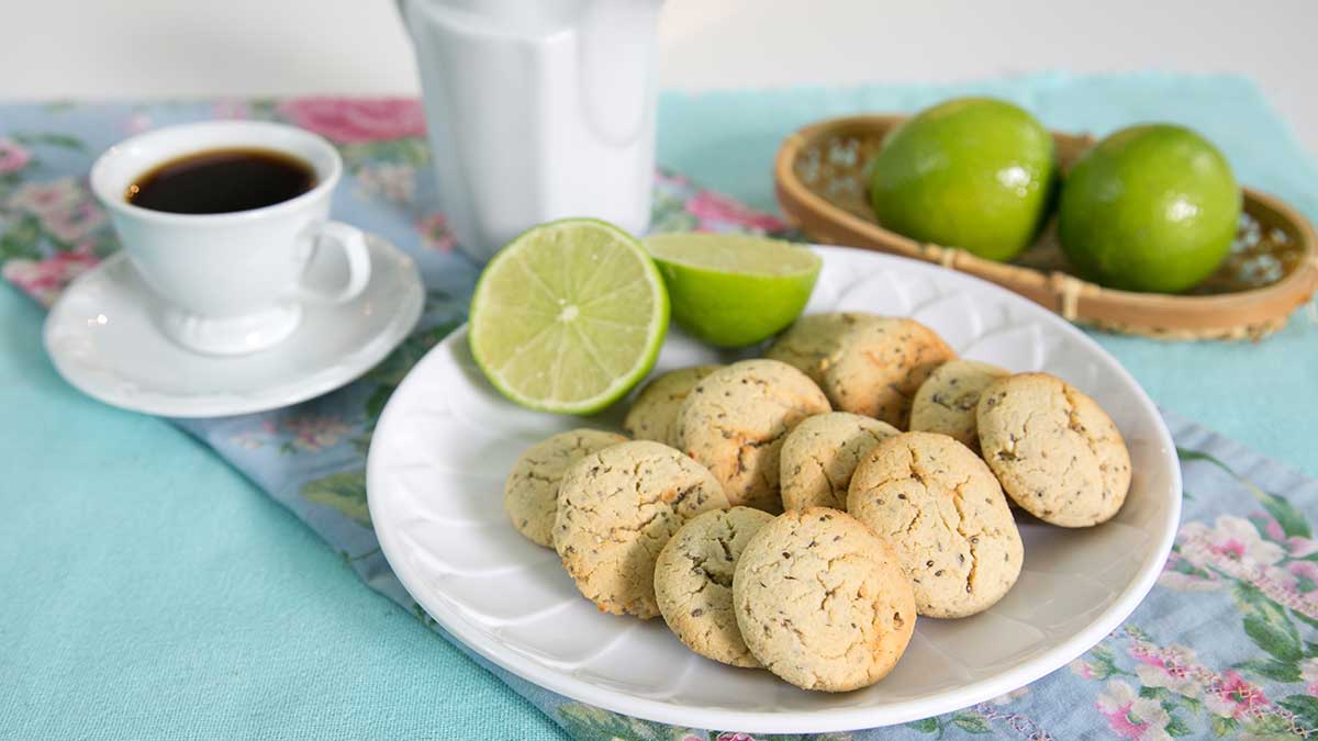 Como Preparar Bolacha de Limão Fit Sem Açúcar e Sem Lactose 5 bolacha de limão