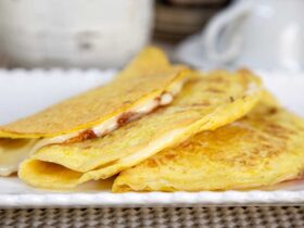panqueca de flocão de milho