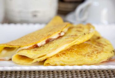 panqueca de flocão de milho