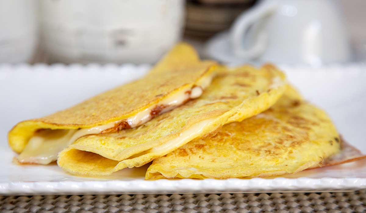 panqueca de flocão de milho