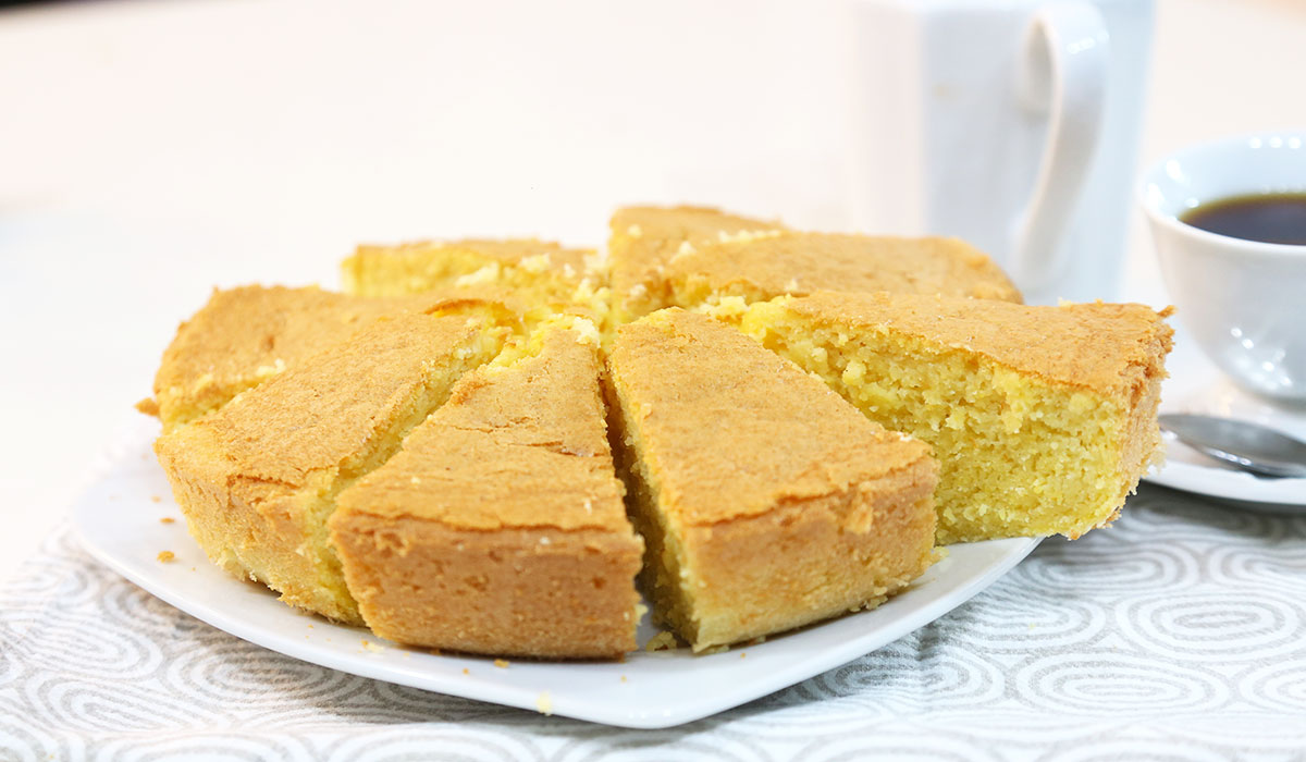 bolo de milho com flocão