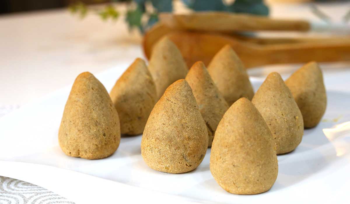 coxinha de mandioca