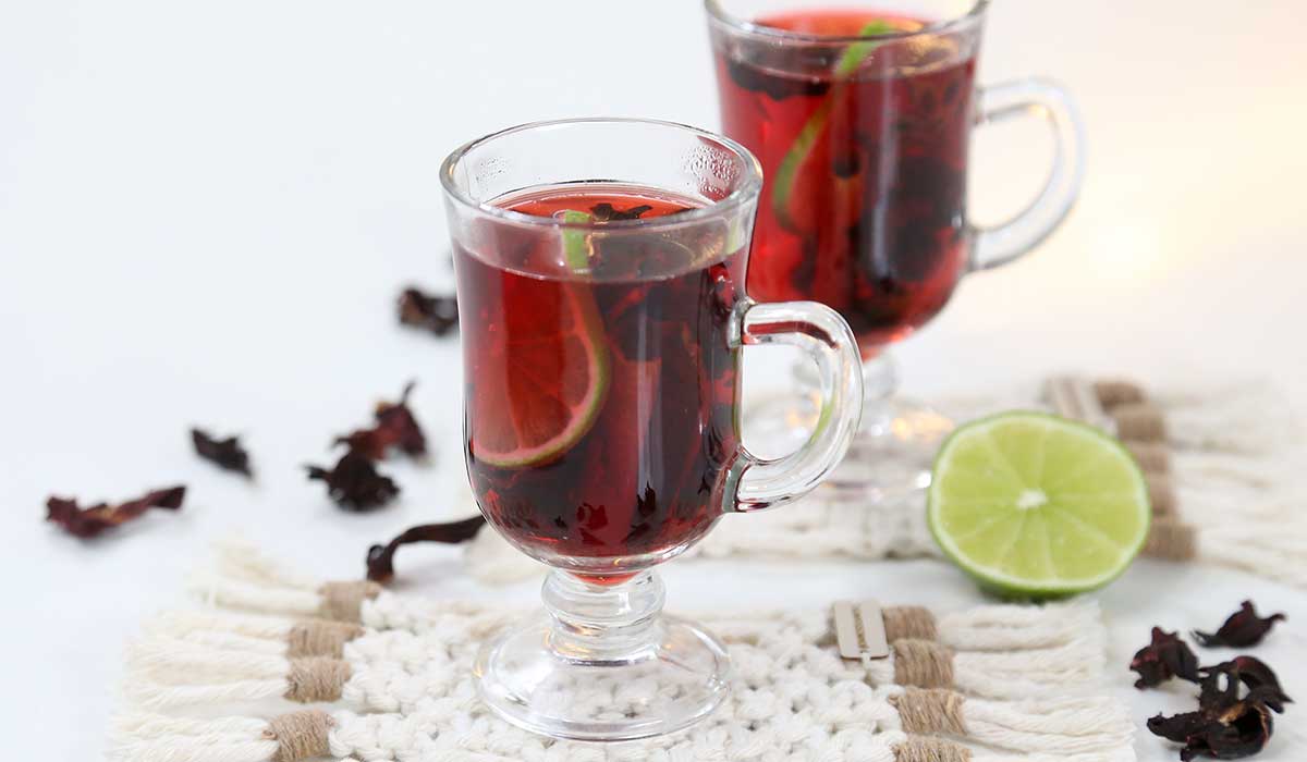 chá de hibisco