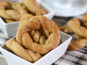 rosquinhas de banana, aveia e mel