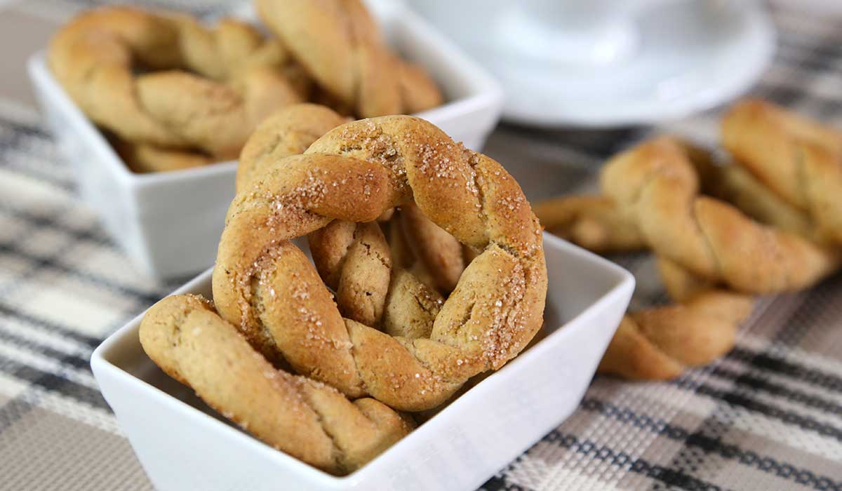 rosquinhas de banana, aveia e mel