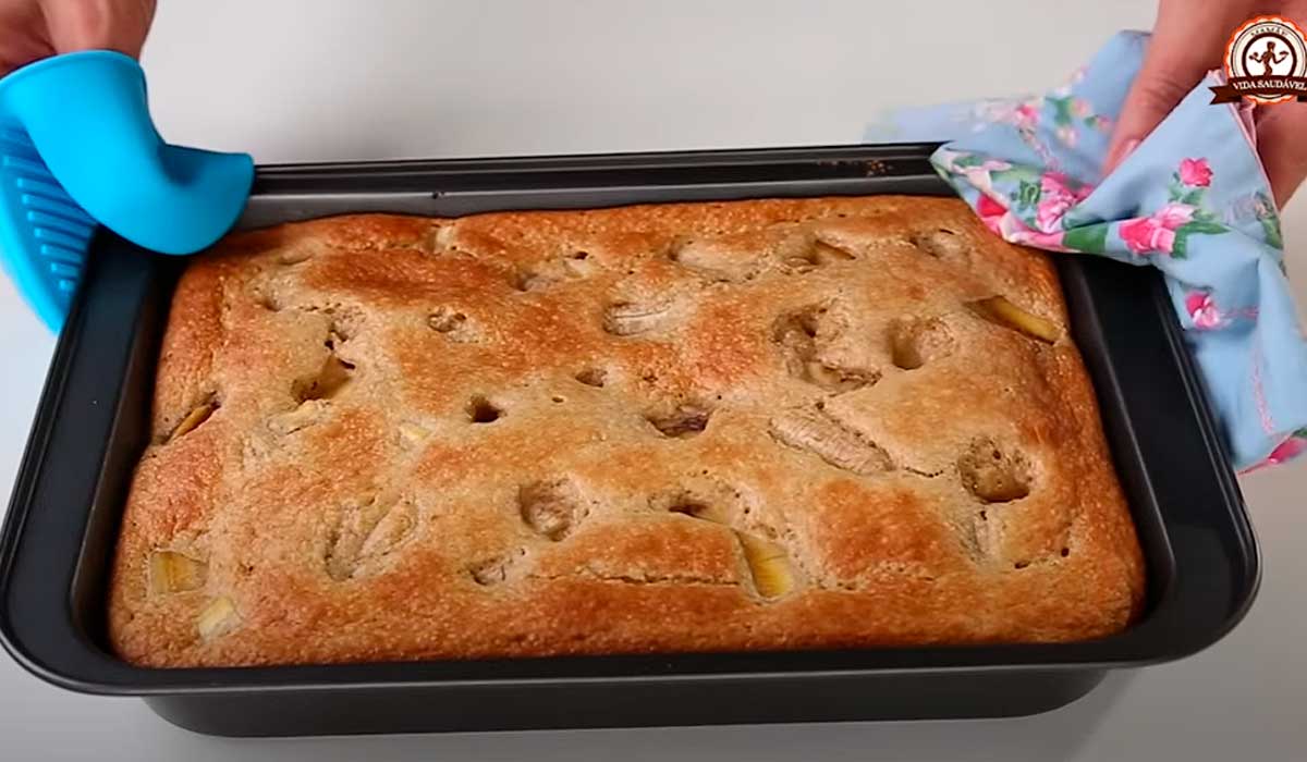 Aprenda a Fazer o Melhor Bolo de Banana com Aveia no Liquidificador 7 bolo de banana com aveia