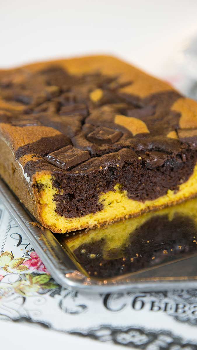 Como Fazer um Bolo de Cenoura Mesclado Perfeito e Fofinho 5 Bolo de Cenoura Mesclado