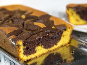 Bolo de Cenoura Mesclado