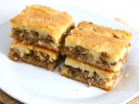torta de carne moída