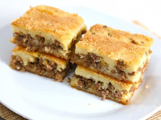 torta de carne moída