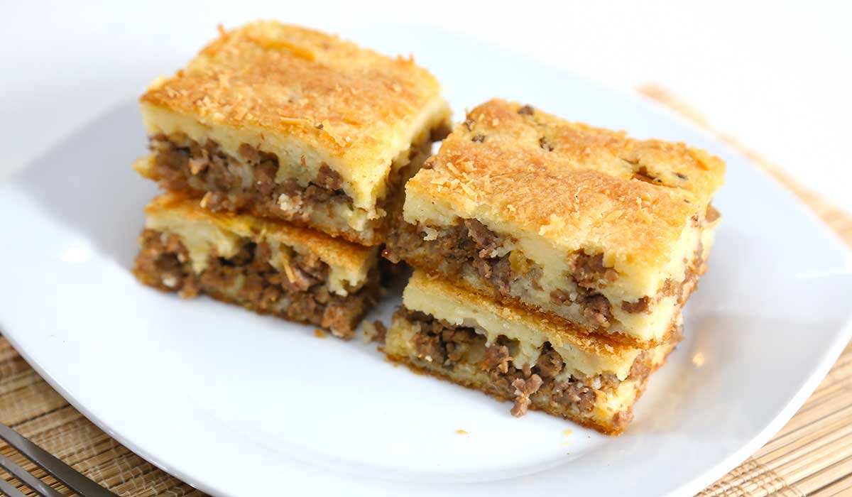 torta de carne moída