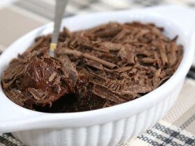 mousse de Banana e Cacau