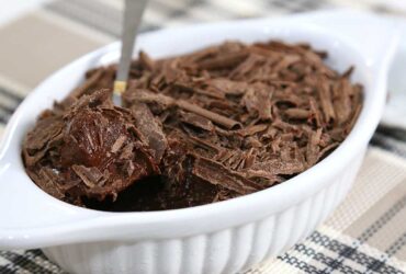 mousse de Banana e Cacau