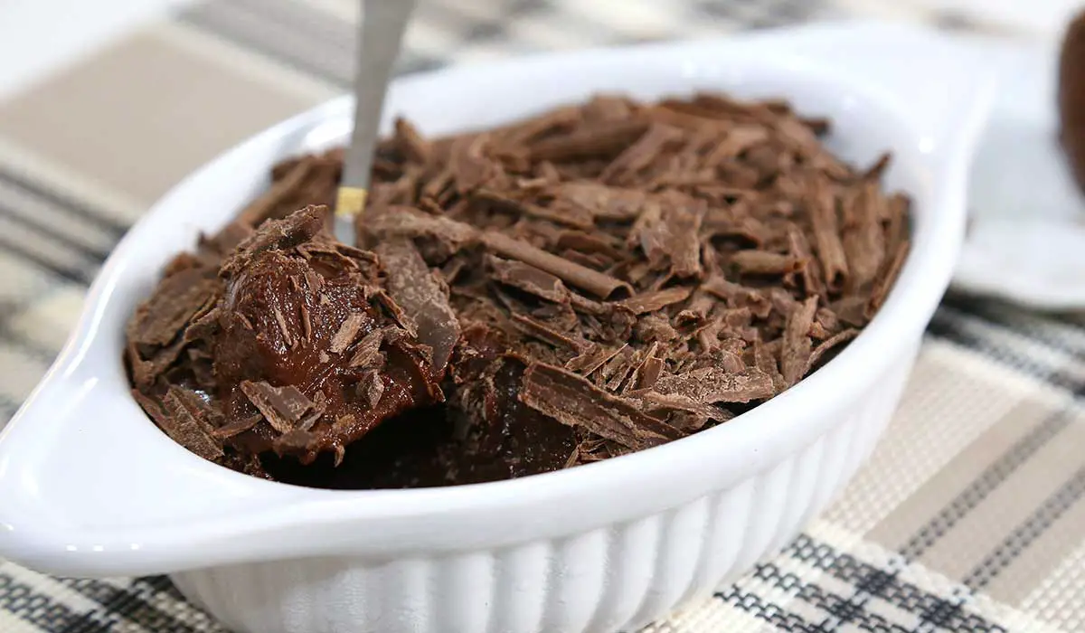 mousse de Banana e Cacau