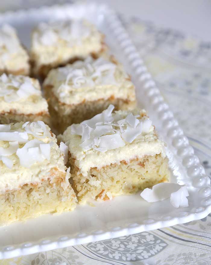bolo de coco molhadinho