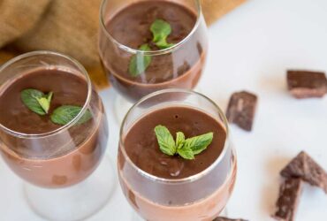 pudim fit de chocolate