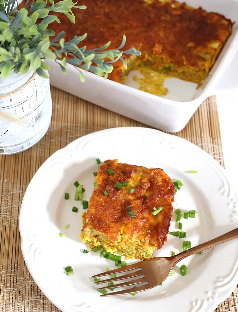 torta salgada de legumes
