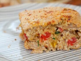 torta de frango integral