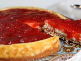 CHEESECAKE de Morango FIT