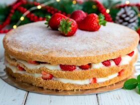 Bolo de Natal Recheado: Fofinho e Sem Glúten 58 bolo de natal