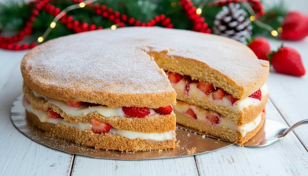 Bolo de Natal Recheado: Fofinho e Sem Glúten 8 bolo de natal
