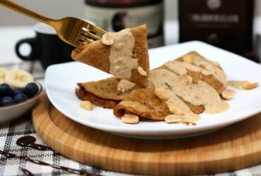 panqueca doce com recheio crocante