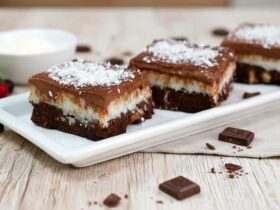 Aprenda a Fazer: Brownie Fit Prestígio Delicioso e Saudável 3 brownie