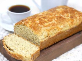 pão de aveia com iogurte