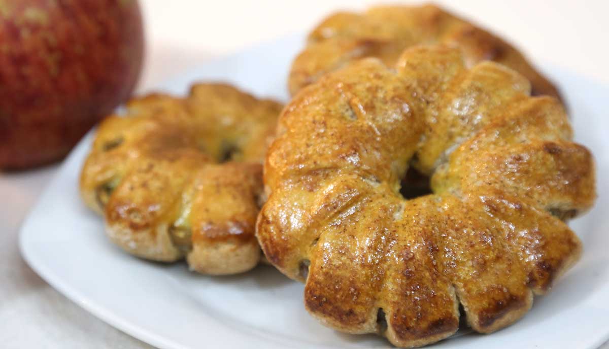 rosquinhas de maçã