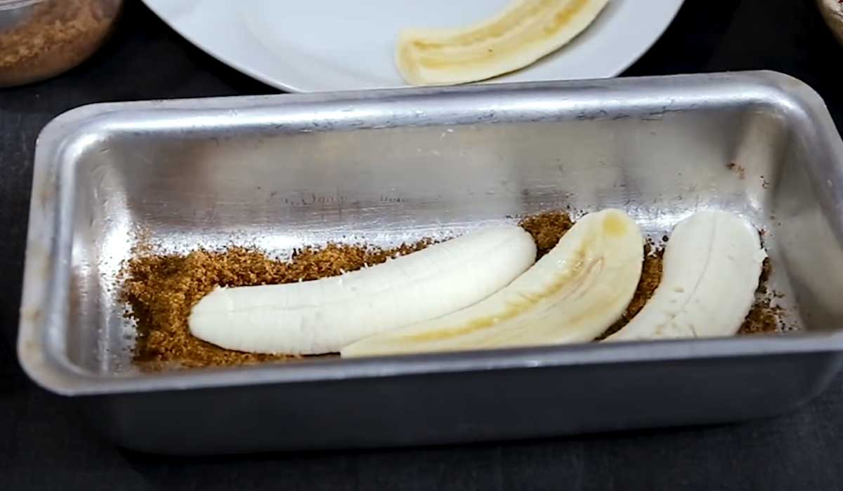 bolo de banana com coco
