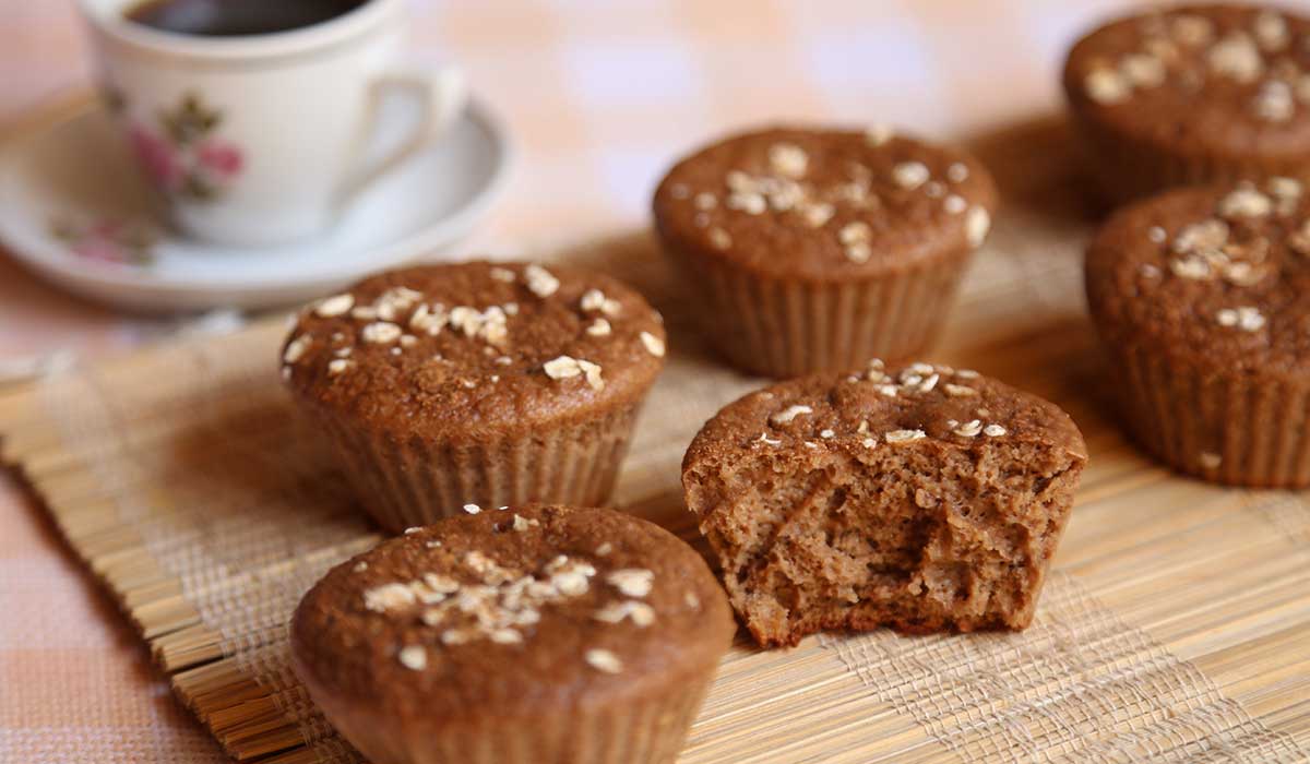 bolinho de banana com aveia