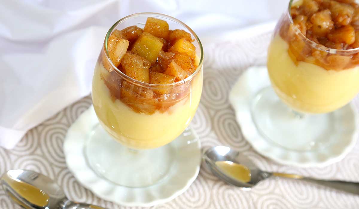 sobremesa de abacaxi