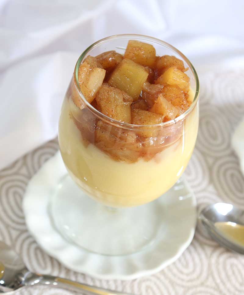 sobremesa de abacaxi