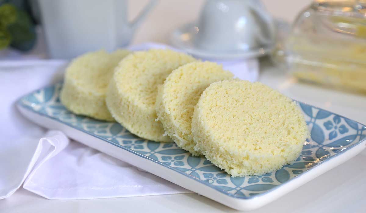 Receita de Pãozinho Fofinho em Apenas 3 Minutos: Sem Glúten 1 pãozinho