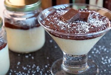 sobremesa cremosa de tapioca