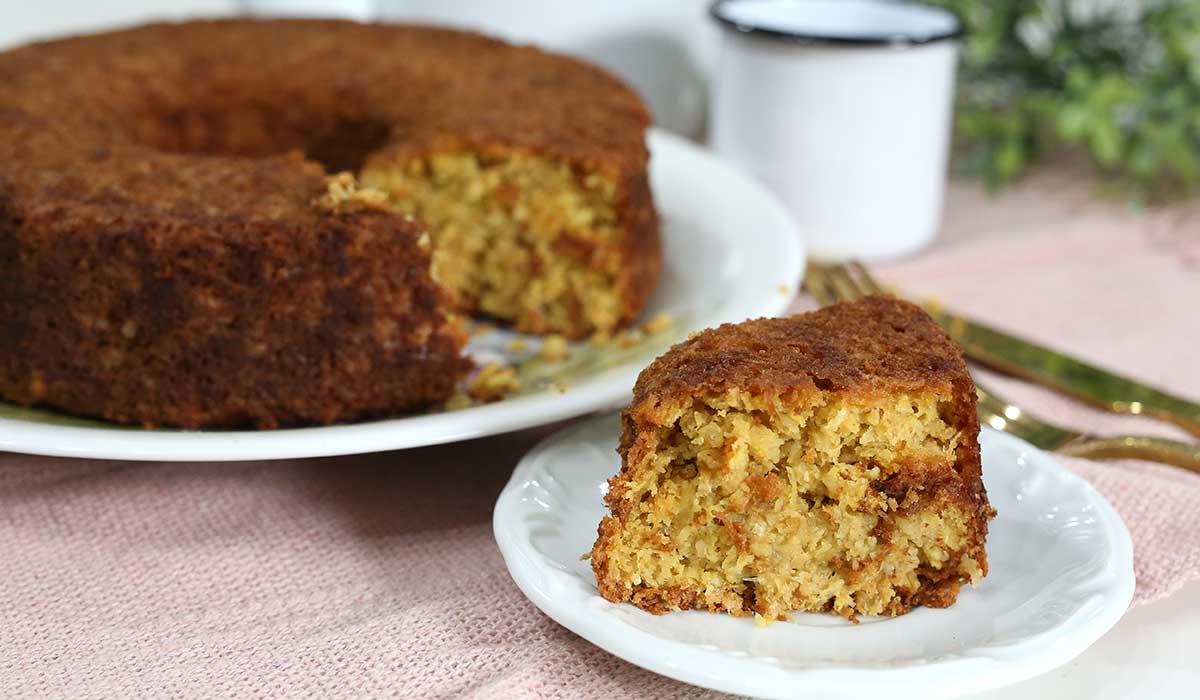 Aprenda a Fazer: Bolo de Milho de Latinha Sem Trigo e Sem Leite 1 bolo de milho