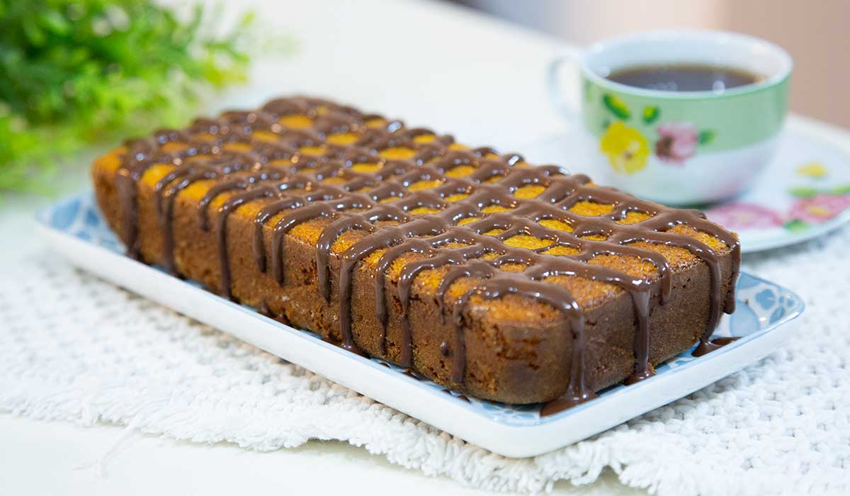 bolo de cenoura fit