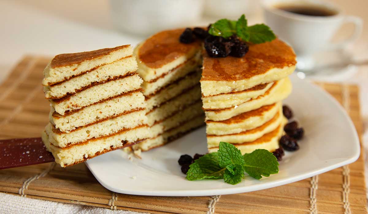 Aprenda a fazer Panqueca Americana Low Carb, ideal para um café da manhã 1 panqueca americana