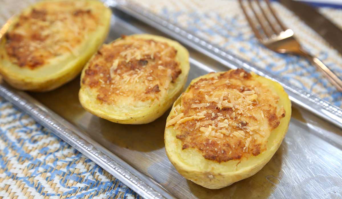 Receita Fácil e Rápida: Batata Recheada na Airfryer