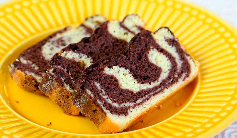 Aprenda a Fazer: Bolo Fofinho e Saudável Mesclado com Chocolate 3 Aprenda a Fazer: Bolo Fofinho e Saudável Mesclado com Chocolate