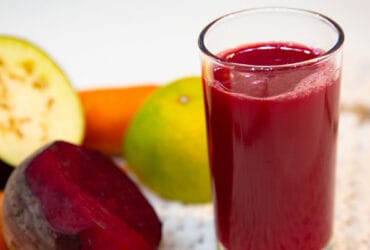 suco detox com beterraba