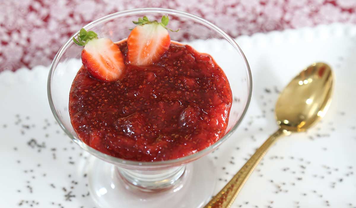 Descubra como Preparar a Geleia de Morango com Chia
