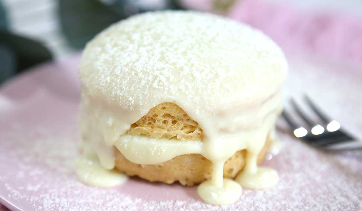 bolinho de leite em pó