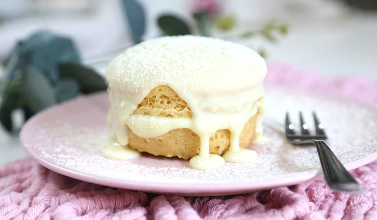 Fiz em 2 Minutos! Bolinho de Leite em Pó, Fácil, Rápido e Delicioso