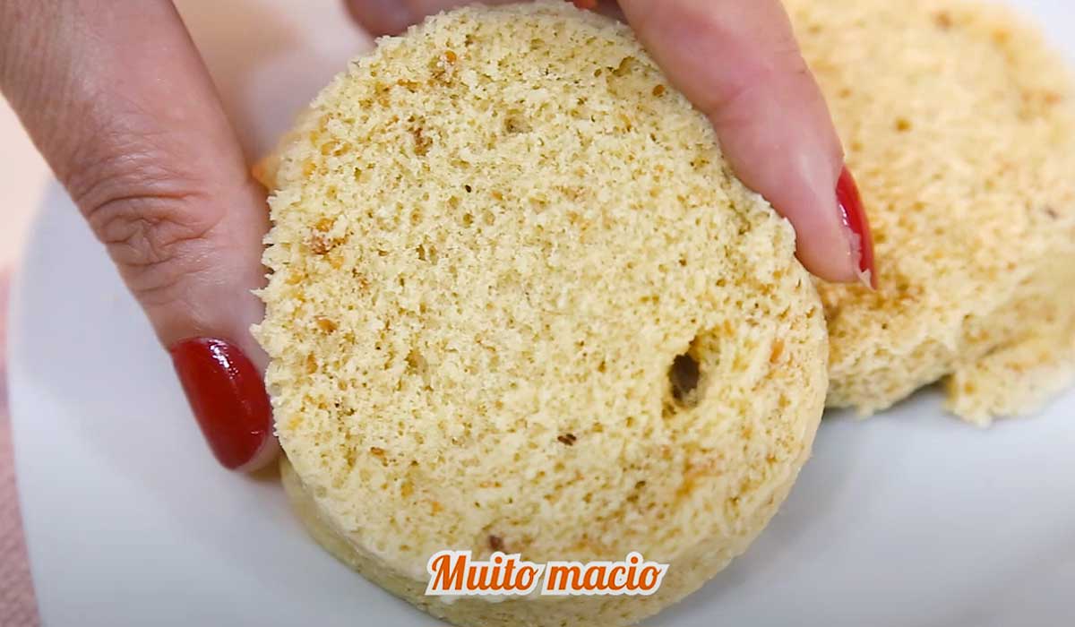 bolo fofinho em 2 minutos